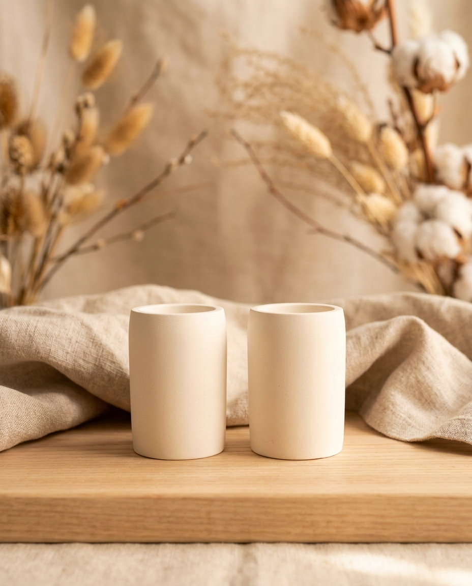 Petits pots artisanaux créés à la main