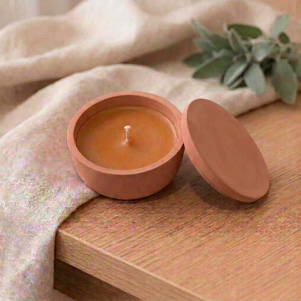 Au coin du feu — terracotta