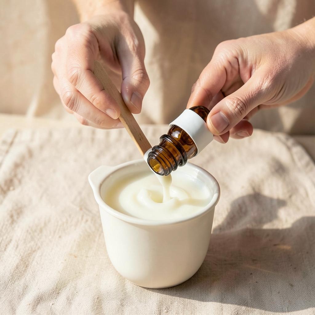 Parfum incorporé à la cire fondue